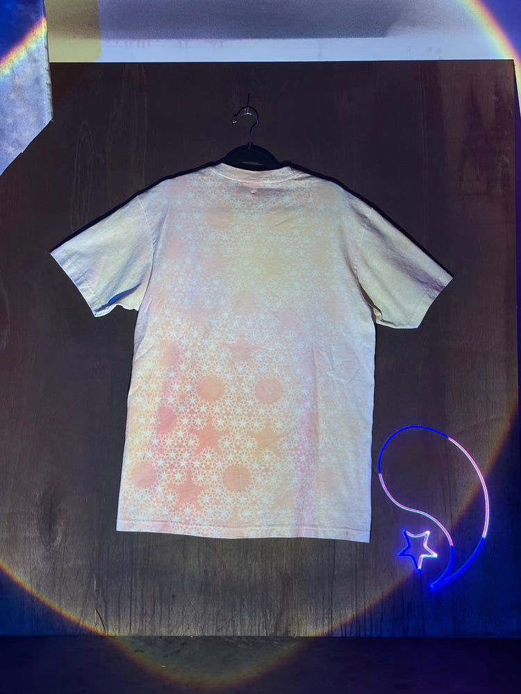 Star Stained Tee - Pink Daisy L