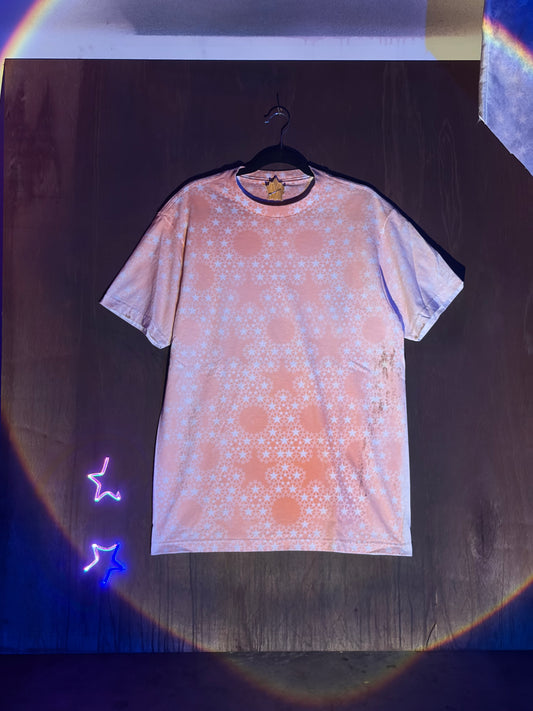 Star Stained Tee - Tangerine M