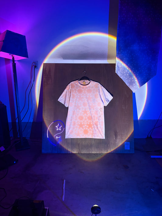 Star Stained Tee - Tangerine M