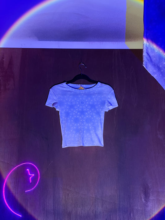 Star Stained Angel Tee - Sky Blue xs
