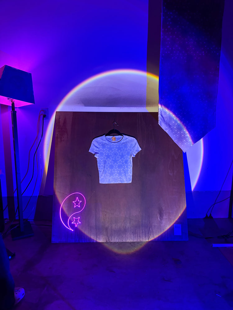 Star Stained Angel Tee - Blue s