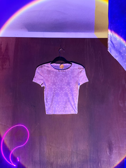 Star Stained Angel Tee - Purple Pink s
