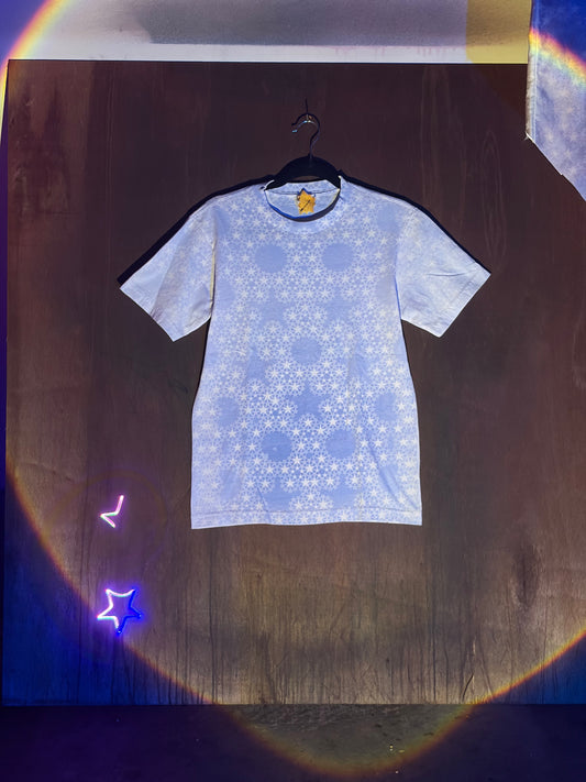 Star Stained Tee - Sky Blue S