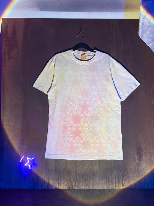 Star Stained Tee - Pink Daisy L